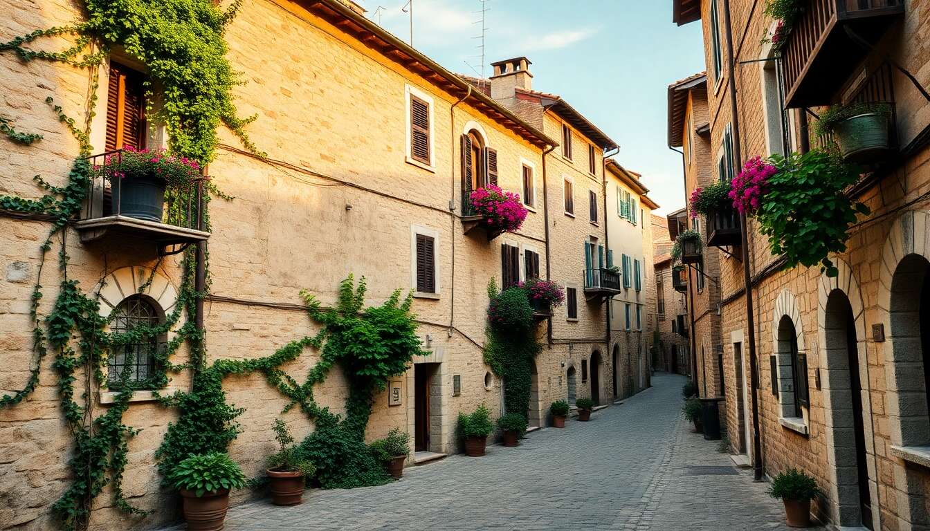 Découverte d'un village hors du temps dans le lazio